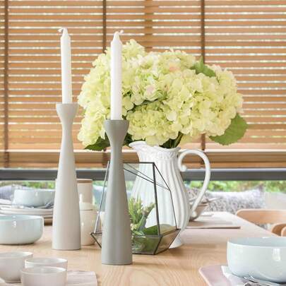 10 Inch White Ceramic Pitcher Vase For Home Décor, VS-PT-1