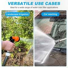 5pcs, 8mm Mesh Water Filter, Plastic Suction Filter Screen, Suitable For Agricultural Sprayers And Irrigation Pump Accessories - White - View 3