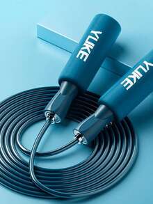 Yuke Adjustable Speed Jump Rope With Steel Cable And Ball Bearings, Foam Handle Fitness Rope For Cardio Training, Weight Loss, HIIT, Boxing And Home Workout - Multicolor - View 2