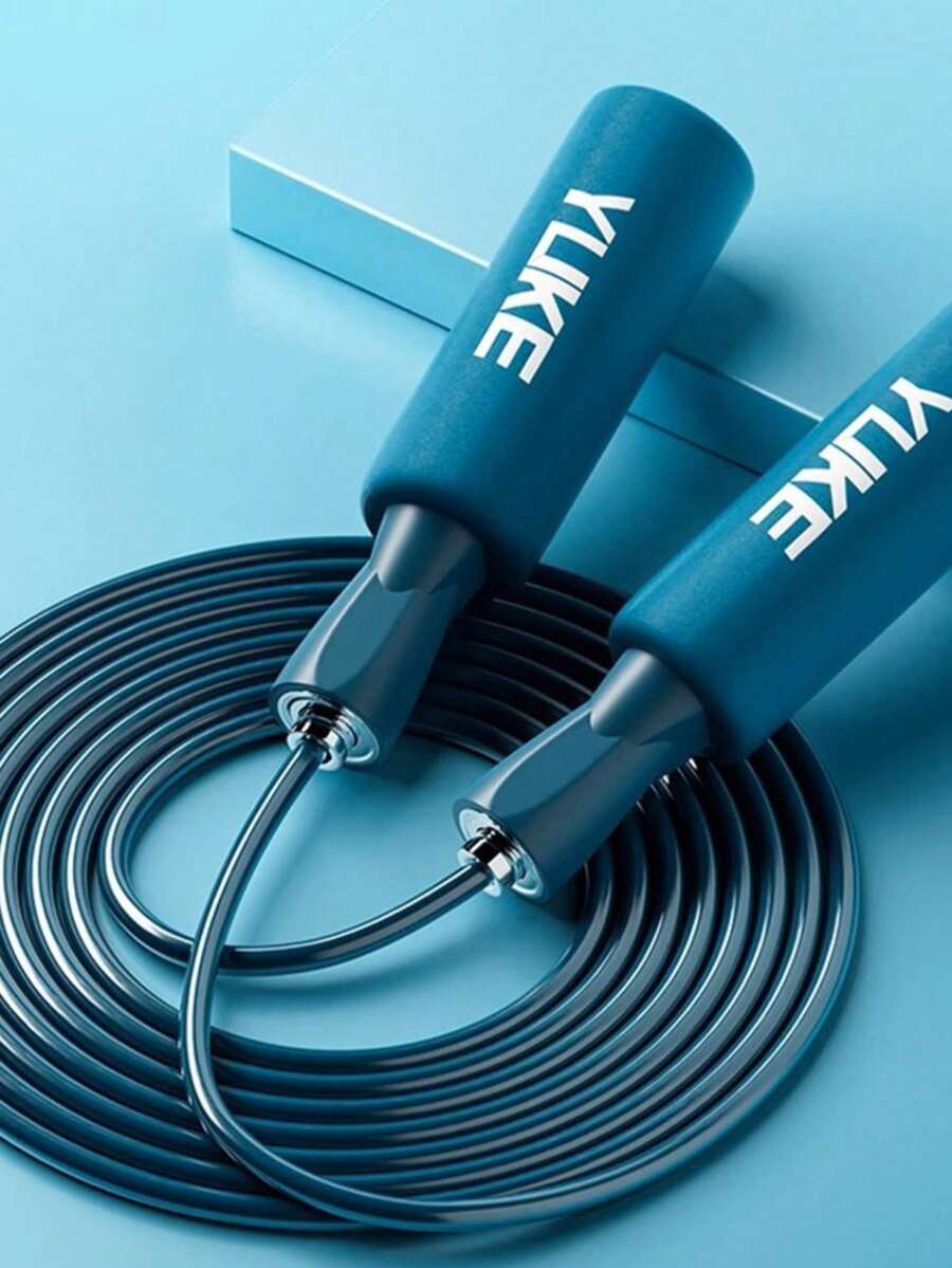 Yuke Adjustable Speed Jump Rope With Steel Cable And Ball Bearings, Foam Handle Fitness Rope For Cardio Training, Weight Loss, HIIT, Boxing And Home Workout