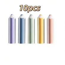 1/5/10pcs Customized Pencil-Shaped Erasers, Drawing Erasers, Dust-Free Ultra-Clean No-Trace Stationery Learning Supplies, Suitable For Back To School Season - Multicolor - View 10
