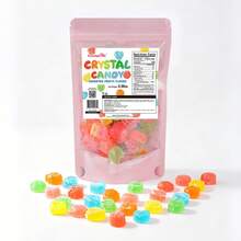 [Chewier When Frozen]5.36oz Bag,Crystal Gummy Candy,4 Fruity Flavor(Hami Melon,Pineapple,Green Grape,Orange)Novelty Unique Candy Gift.Perfect ASMR & Treats. - 1pc - View 8