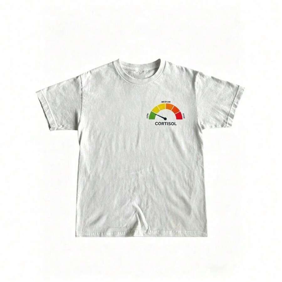 Vintage Surf Style T-Shirt From The 90s, Unisex Round Neck Model (180 G) For Men And Women; Casual Cotton T-Shirt With Graphic Print And Short Sleeves. - 黑色 - 查看 1