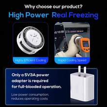 1pc New Magnetic Cooling Radiator, Ultra-Quiet Phone Cooler, Fast Cooling Phone Radiator, Plug-In Use Without Battery, High Power Suitable For Various Phones And Tablets, Dedicated For Live Streaming And Gaming - Multicolor - View 4