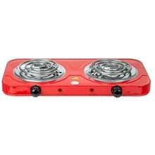 Fogão cooktop Relnix 2 Boca Camping Viagem 2000w 220v - Vermelho - Visão 6