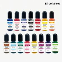 10ml 24色水性樹脂顏料，適用於混凝土、水泥、砂漿、填縫劑、石膏、水性漆、Jesmonite、灰泥 - Water-Based Pigment - 查看 8