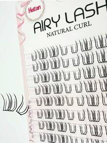 80 Clusters U-Shaped Lashes, Ultra-Thin Strands, Natural Lightweight Fit, Ideal For Daily Office Work And Everyday Subtle Makeup Looks. - View 8