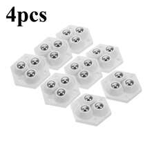 Cabilock 8pcs White Self-Adhesive Caster Wheels, Universal Rolling Wheels For Kitchen Appliances And Furniture - Default - View 10