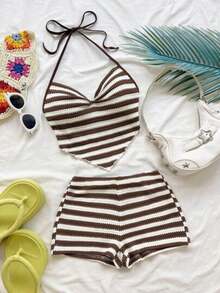 Nuevo conjunto informal de vacaciones de primavera/verano para invitados a bodas en la playa, graduación, brunch, Día de San Patricio, Spring Break, - Café integral - Ver 1