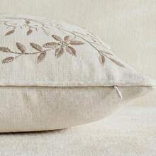1pc Decorative Pillow Case Luxury Embroidered Cushion Cover Room Decor Pillowcase Suitable For Sofa Living Room Bedroom Office Car Interior Embroidered Pillowcase 45*45cm - Multicolor - View 3