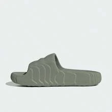 Adidas ADILETTE 22 經典運動拖鞋 - 灰綠 - 查看 2