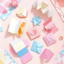 Juego de Materiales de Mecanismo Creativo M5, Puede Hacer 10 Patrones, Nuevo Diseño Creativo 2.0, Adecuado para Scrapbooking DIY, Materiales de Diario, Artes y Manualidades Hechas a Mano, Creación de Álbumes de Fotos Conmemorativos, Regalos de Vacaciones y Regalos de Navidad - Tarjetas de órgano - Ver 2