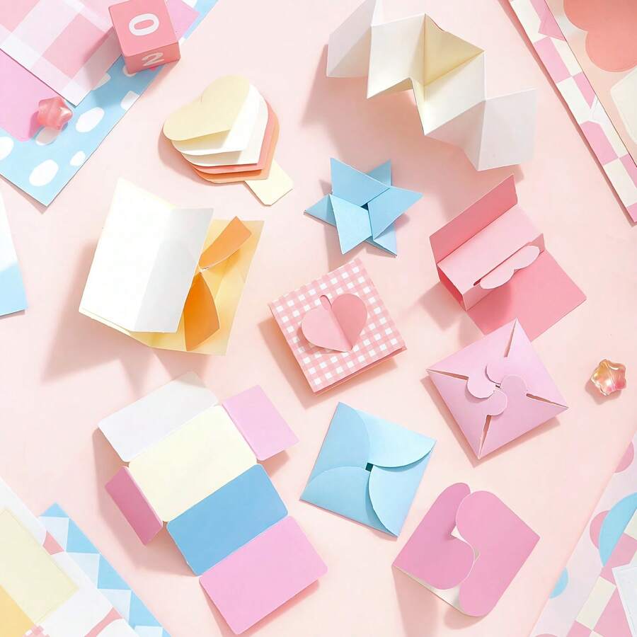 Juego de Materiales de Mecanismo Creativo M5, Puede Hacer 10 Patrones, Nuevo Diseño Creativo 2.0, Adecuado para Scrapbooking DIY, Materiales de Diario, Artes y Manualidades Hechas a Mano, Creación de Álbumes de Fotos Conmemorativos, Regalos de Vacaciones y Regalos de Navidad