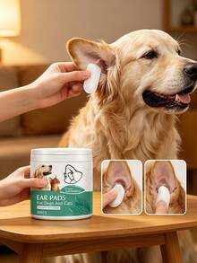 Pet Eye Cleaning Wipes - Made Of Durable Polyester Material, Suitable For Cleaning Cat And Dog Eyes, Removing Tear Stains, Suitable For All Breeds, Convenient To Use, Perfect Gift For Pets. - Multicolor - View 1