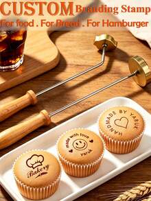 Customized Bread Stamp, Customized Sourdough Bread Branding Iron For Cooking, Gift For Baking Lovers, Artisanal - Multicolor - View 2