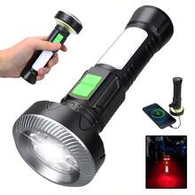 1pc 11-Mode Multi-Core Flashlight, Strong Magnetic Adsorption, With Battery Level Display, Type-C Charging LED/COB Work Light, Suitable For Outdoor Camping And Car Repair - Flashlight - View 10