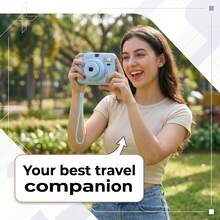 Popoto Instant Camera Features A Built-In Flash And Five Adjustable Shooting Modes. With Its Retro Film Aesthetic And Landscape Orientation, It's Good For Group Photos.(Batteries Not Included.) - View 9