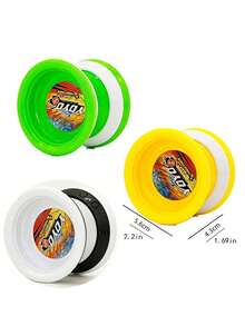 1pc Plastic Yo-Yo Beginner Starter YOYO Automatic Return String-Controlled Toy Random Color - Multicolor - View 7