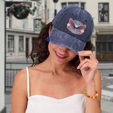 2026 USA 250th Anniversary Washed Denim Baseball Cap For Men Women Vintage Faded Cotton Adjustable Snapback Hat Casual Outdoor Streetwear Hiphop Skateboarding Daily Wear Unisex Dad Hat Style Low Profile Breathable Lightweight - Multicolor - View 11