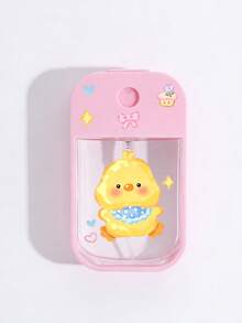 Little Yellow Chick Pattern Transparent Pet Spray Bottle – Suitable For Perfume, Makeup Remover, Toner, And Nail Polish Remover - Multicolor - View 5