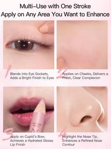 Too Cool For School Silk Pen Multi-Function 2-In-1 Nude Apricot 1.1g - Nude Apricot Color - View 7