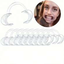 50pcs Cheek Retractors Mouth Openers, Suitable For Dental Care, Party Role Play, Dental Challenge Games, Perfect Teeth Decoration - Multicolor - View 2