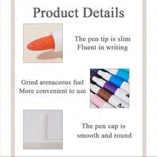 1 Box Acrylic Art Markers, For Art Painting Acrylic Marker Pen, Waterproof & Quick-Dry, Perfect For Student Graffiti,Teachers And School Use, Back To School - A - View 3