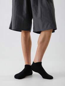 1/4/10/20 Pairs Men's Pure Cotton Socks, Comfortable Mid-Calf Socks, Unisex, Suitable For All Seasons, Perfect For Sports And Daily Wear - Multicolor - View 3
