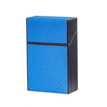 1PC Woven Texture 20-Cigarette Pack Protective Case Plastic Creative Portable Storage Box Cigarette Case Cover For Men And Women Exquisite Storage - Multicolor - View 11