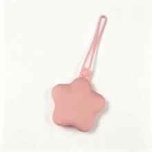 Random 2pcs/1pc Minimalist Cute Portable Storage Bag Solid Color One-Piece Baby Pacifier Storage Bag Star Pacifier Box - Multicolor - View 15