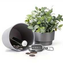 Flower Pot Diversion Safe- Includes Plants, Secret Storage Hidden Safe Box Keep Your Valuables Safe Like Money, Keys, And Jewelry - A - View 9