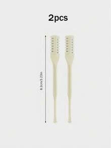 2/6pcs Upgraded 2-In-1 Manual Nose Hair Trimmer, 360° Rotatable Nose Hair Trimmer, Washable Nose Hair Grooming Tool, Unisex, Gentle And Painless, Portable Manual, Hair Removal Tool With Precise Trimming Function, Personal Care Cleaning Tool - A - View 13