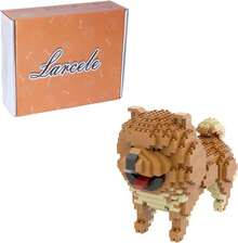 Larcele Micro Animal Bloques de Construcción Set, Mini Kit de Juguete de Ladrillos de Construcción de Bricolaje 1191 Piezas KLJM-05 (Gato, Modelo 1979) - Gato Scottish Fold - Ver 18