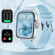 1 buah Jam Tangan Pintar Unisex Layar Sentuh HD dengan Tali Silikon Nyaman, Pelacak Kebugaran, Notifikasi Pesan, Pelacakan Kalori & Jarak, Kontrol Musik, Kamera Jarak Jauh, Kompatibel dengan Smartphone, Jam Tangan Pintar Gaya Olahraga, Hadiah Hari Ayah untuk Pemakaian Sehari-hari - Versi yang ditingkatkan - View 24