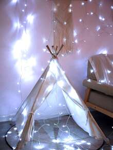 1pc 1.5/3/4.5/6/10/20M Home Decor LED Fairy Lights - Indoor/Outdoor Decorative String Lights, Camping Tent Decorative Lights, Suitable For Wedding, Bedroom, Party, Birthday, Mother's Day Decoration, Music Festival Decoration, Yard Tree Decoration - White Light - View 8