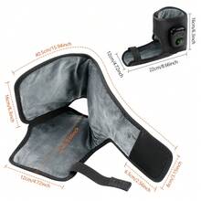 Hailicare 氣壓按摩器 4種氣囊按摩模式 3段加熱 15分鐘定時倒數自動關機 Type-C充電接口 氣囊壓力足踝按摩器 適合辦公室與居家使用 單個/成對可選 理想節日禮物 - 黑色 - 查看 11