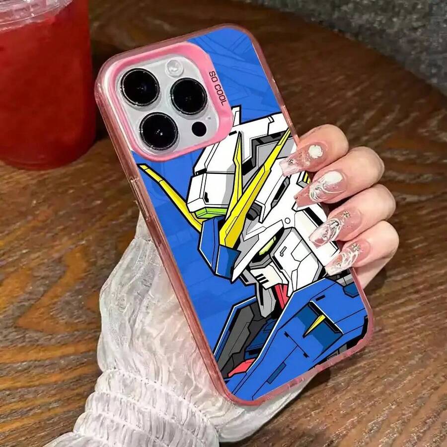Anime Phone Case Compatible With IPhone 17 16 15 14 13 12 11 Pro Max Plus, Colorful Silver Protective Case And Anti-Drop. - Z3 - View 1