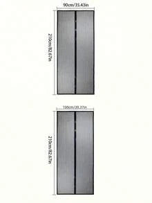 Pintu Kasa Magnetik Perekat Otomatis Tahan Lama, Perlindungan Serangga Tanpa Sentuhan, Penghalang Lalat dan Nyamuk yang Bernapas, Pemasangan Tanpa Alat dengan Perekat Dua Sisi, Cocok untuk Pintu Depan, Pintu Belakang, dan Pintu Geser Teras, RV, Dekorasi Dalam/Luar Ruangan, Hadiah Liburan Sepanjang Musim, Halloween, Natal - Berbagai gaya - View 11