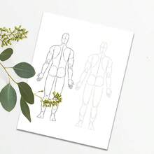 1本素描練習本，簡單易上手的素描教學，詳細的人體姿勢繪圖教學，快速素描教學，適合初學者，輕鬆練習，快速培養素描基礎（不含筆） - 單件 - 查看 11