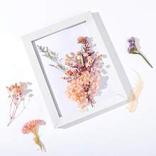 人造花混色葉片搭配滿天星，適用於DIY手工藝、蠟燭、樹脂珠寶、美甲吊墜、卡片、剪貼簿、婚禮及居家裝飾 - C01 - 查看 2