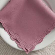 Fabric Napkin Set Of 10 Oxford Laser Finish - Rusty Rose - View 2