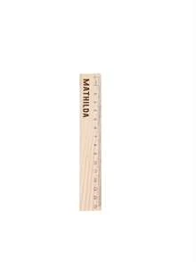 Personalized Laser Engraved Wooden Ruler | Custom Name, Clear Markings | Back To School And Teacher's Day Gift, Suitable For School, Office, Art Projects Elegant Measuring Ruler - Multicolor - View 10