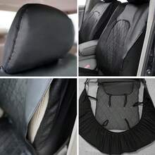 REMAX 4Pcs Car Seat Covers Set Airbag Compatible PVC Set Seat Cushion Protector From Dirt Nice Decoration New Design - 9543-2F - View 7