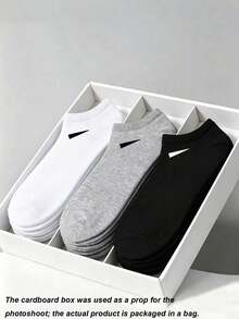 30 Pairs Unisex Solid Color Boat Socks, Couple Socks, Casual Comfortable Breathable Invisible Socks, Versatile For Daily Wear, Suitable For All Seasons, Available In 1 Pair/15 Pairs/30 Pairs - Multicolor - View 1