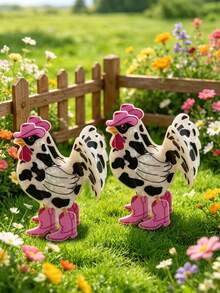 1pc Women's Funny Creative Cartoon Rooster Design Ponytail Hair Claw Summer Hair Accessories Beach Claw Clips Vacay Hair Clips - Multicolor - View 1