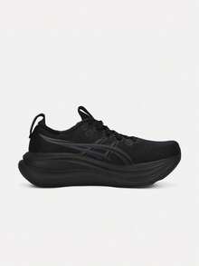 Asics Women's GEL-NIMBUS 28 Running Shoes Low-Top 1012B899-001 - Black - View 2
