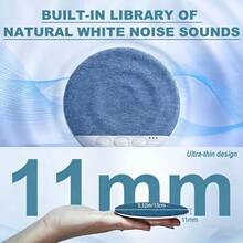 Pillow Speaker For Sleeping Ultra-Thin 200mAh Portable Sleep Speaker Under Pillow 3 Timers, Noise Sound Machine Speaker For Bed, Not Disturb Partner For Side Sleepers Travel - View 4