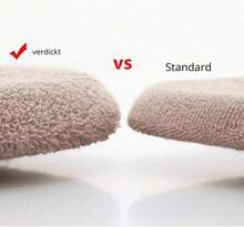 Beige Toilet Seat Surface Mat With Padded Structure, Universal Size Cushion Cover For Household Restroom Toilet Equipment - Beige - View 4