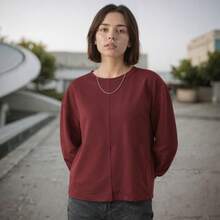 10種尺寸 (XXS-5XL) 多尺寸燈籠袖針織上衣縫製圖案，女性縫製圖案，適合初學者的簡易縫製圖案，1:1女性服裝縫製圖案套裝，附彩色高清圖片說明 - CL0267 - 查看 6