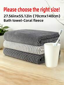 3/6pcs|Mixed Towel Set - Face Towel Set - Size 26.56x55.12inch/70x140cm, 13.78x29.53inch/35x75cm - Coral Fleece Material Soft Skin-Friendly Absorbent Quick-Drying - Easy To Dry No Shedding No Fading - With Hanging Ring Convenient For Drying - Essential Daily Home Set - Unisex All Season - Suitable For Bathroom, Kitchen, Bedroom, Pool, Sauna, Gym, Living Room, Hotel, Travel, Christmas Gift, Back To School And Other Scenarios - Multicolor - View 18